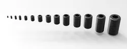 ISO4026 DIN 913 Flat point socket set screws M3 - M30