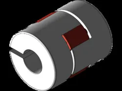 Jaw flexible coupling 6.35x10