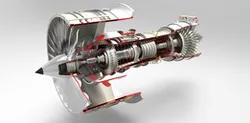 Jet Engine - keyshot rendering competition #2