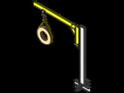 JIB CRANE FOR LIFTING STEEL STRAP COIL