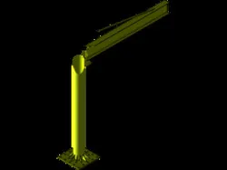 JIP crane 2 ton 3m arm heigh 4m