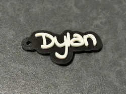 Keychain Dylan - Portachiavi Dylan - Free 3D Print Model