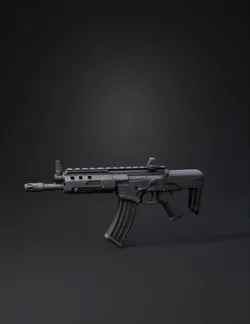 3d printed futuristic bullpup