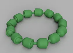 Articulated Infinity Ring Fidget Toy – Print-in-Place Stress Reliever, Smooth Flex Chain, Easy PLA Print