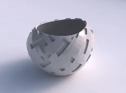 Bowl compressed 2 with cavities  3D print model