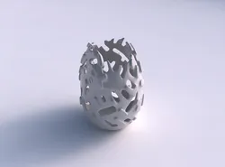 Bowl compressed with smooth cuts and 3D print model