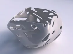 Bowl helix with smooth cuts 3D print model