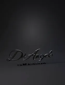 Di Angelo Technologies logo with elegant script lettering black on wh