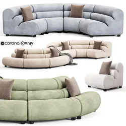Eichholtz Lindau Inside Corner Modular Sofa