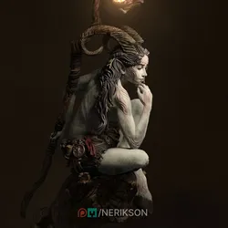 Eshvara the Cursed Faun [presupported]