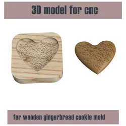 Gingerbread mold Heart 01