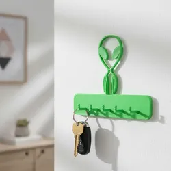 Modern Wall-Mounted Key Holder – Minimalist 3D Printable Entryway Organizer