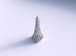 Vase grounded tipping triangle with bubble grid lattice 3D print model