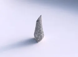 Vase puffy tipped triangle with organic lattice and twisted t... 3D print model