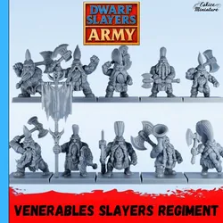 Venerables dwarf slayers regiment - 28mm