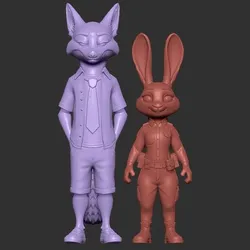 Zootopia Nick Wilde and Judy Hopps