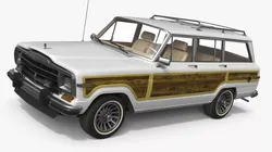 1991 Jeep Grand Wagoneer Simplified 3D model