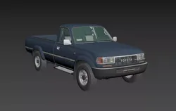 1997 Toyota Land Cruiser J80 Pick-Up Low-poly 3D model