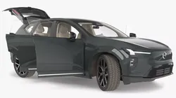 2027 Volvo EX60 SUV Rigged 3D model