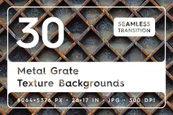 30 Metal Grate Texture Backgrounds CG Textures in Metal 546124