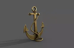 anchor 3D print model 3D print model