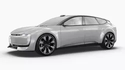Audi E Futuristic Crossover Gray 3D model