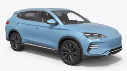 BYD Seal U Electric SUV Crossover Blue 3D model