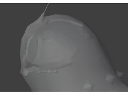 Chikorita skull decor