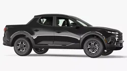 Compact Vehicle Utility Pickup Black 3D model