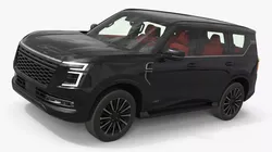 Dual-Tone Roof Premium SUV Black 3D model