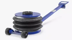 Folded Pneumatic Air Bag Jack 3D model