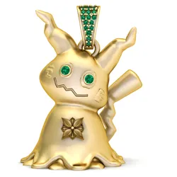 Golden Spirit Charm Pendant – Luxury Fantasy 3D Printable Jewelry