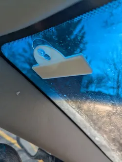 IPass Sticker suction cup mount