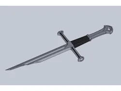 LOTR Aragorn's Broken Sword Narsil