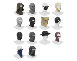 MASK MANIA PACK 2021 - g8m zprj obj fbx highpoly