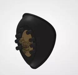 Motorcycle Knee Guard - Protector with CAD - Manufacturing Files 3D model