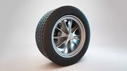 Muscle Car Wheel 3D model