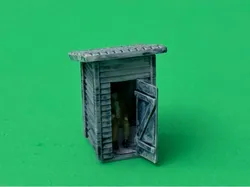 OUT HOUSE TOILET HO SCALE