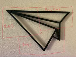 Paper Airplane Wall Art