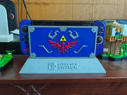 Placa de cubierta del Escudo Hylia y Dock para Switch (incluye OLED) - Modelo de impresión 3D gratuito