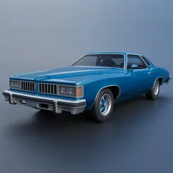 Pontiac LeMans 1977 3D Print Model in Automotive 546371