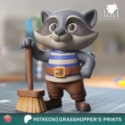 Raccoon Cabin Boy
