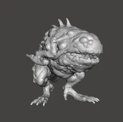 RE3 HUNTER GAMMA MONSTER MINIATURE MODEL FOR HORROR OR FANTASY GAMES RPG DND 3D Print Model in Monsters & Creatures 546883