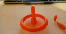 Spinning top - up to 1min spinning time - easy print no supports by jason | Download free STL model | Printables.com