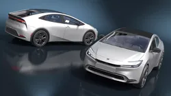Toyota Prius Hybrid Sedan 2025 Silver Rigged for Cinema 4D 3D model