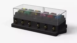 Vehicle Fuse Block Six Circuit 3D model