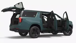 2025 Chevrolet Suburban Z71 4WD Rigged for Cinema 4D 3D model