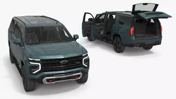 2025 Chevrolet Suburban Z71 4WD Rigged for Maya 3D model