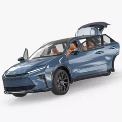 2025 Toyota Crown Signia Hybrid Rigged for Cinema 4D 3D model