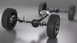 4x4 Rigged Chassis 3D model